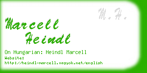 marcell heindl business card